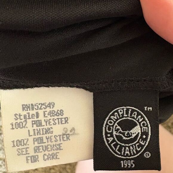 Laundry by Shelli Segal Black Low Back Maxi Dress Women’s 6 Twist Front - Picture 7 of 8